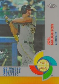 2009 Topps Chrome - World Baseball Classic Gold Refractors #W53 Joel Naughton Front