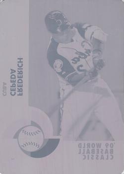 2009 Topps Chrome - World Baseball Classic Printing Plates Magenta #W29 Frederich Cepeda Front