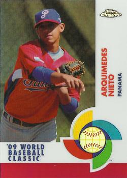 2009 Topps Chrome - World Baseball Classic Red Refractors #W70 Arquimedes Nieto Front
