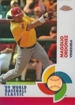 2009 Topps Chrome - World Baseball Classic Red Refractors #W75 Magglio Ordonez Front