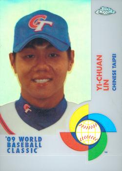 2009 Topps Chrome - World Baseball Classic Refractors #W3 I-Chuan Lin Front