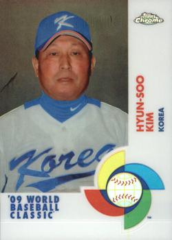 2009 Topps Chrome - World Baseball Classic Refractors #W87 Hyun-Soo Kim Front