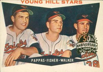 2009 Topps Heritage - 50th Anniversary Buybacks #399 Young Hill Stars (Milt Pappas / Jack Fisher / Jerry Walker) Front