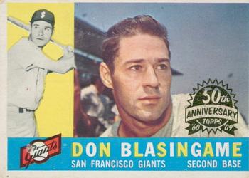 2009 Topps Heritage - 50th Anniversary Buybacks #397 Don Blasingame Front