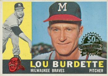 2009 Topps Heritage - 50th Anniversary Buybacks #70 Lew Burdette Front