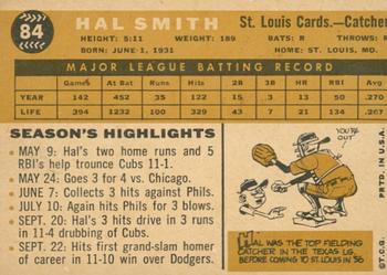 2009 Topps Heritage - 50th Anniversary Buybacks #84 Hal Smith Back