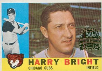 2009 Topps Heritage - 50th Anniversary Buybacks #277 Harry Bright Front
