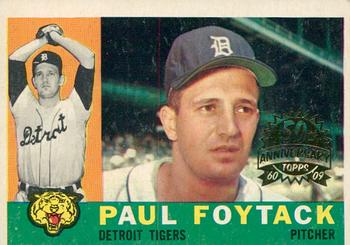2009 Topps Heritage - 50th Anniversary Buybacks #364 Paul Foytack Front
