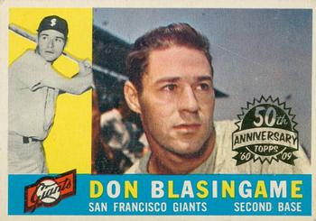 2009 Topps Heritage - 50th Anniversary Buybacks #397 Don Blasingame Front