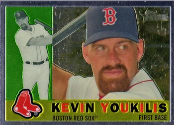 2009 Topps Heritage - Chrome #C76 Kevin Youkilis Front