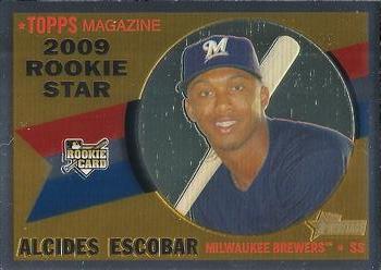 2009 Topps Heritage - Chrome #C81 Alcides Escobar Front