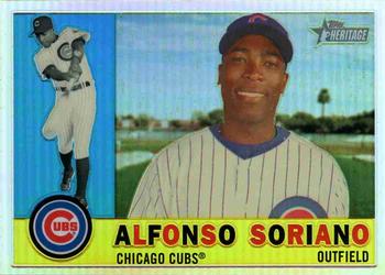 2009 Topps Heritage - Chrome Refractors #C46 Alfonso Soriano Front