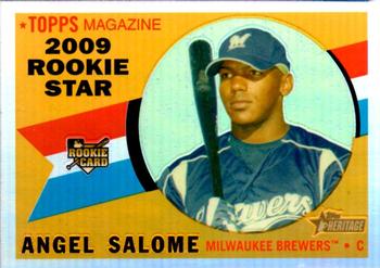 2009 Topps Heritage - Chrome Refractors #C77 Angel Salome Front
