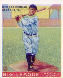 1976 TCMA Goudey Reprints #144 Babe Ruth Front