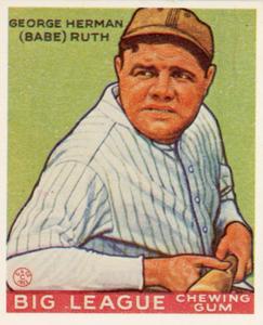 1976 TCMA Goudey Reprints #181 Babe Ruth Front
