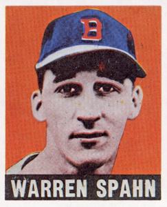 1976 TCMA Goudey Reprints #32 Warren Spahn Front