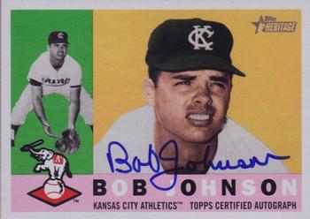 2009 Topps Heritage - Real One Autographs #ROA-BJ Bob Johnson Front