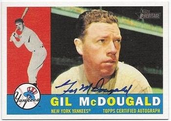 2009 Topps Heritage - Real One Autographs #ROA-GM Gil McDougald Front