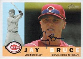 2009 Topps Heritage - Real One Autographs #ROA-JB Jay Bruce Front