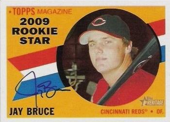 2009 Topps Heritage - Real One Autographs #ROA-JB2 Jay Bruce Front
