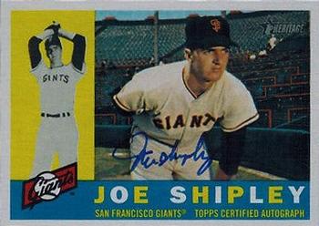2009 Topps Heritage - Real One Autographs #ROA-JS Joe Shipley Front