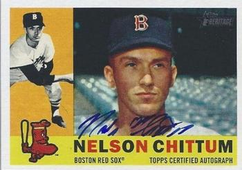 2009 Topps Heritage - Real One Autographs #ROA-NC Nelson Chittum Front