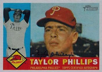 2009 Topps Heritage - Real One Autographs #ROA-TP Taylor Phillips Front