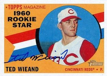 2009 Topps Heritage - Real One Autographs #ROA-TW Ted Wieand Front