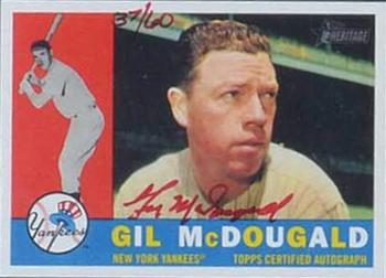 2009 Topps Heritage - Real One Autographs Red Ink #GM Gil McDougald Front