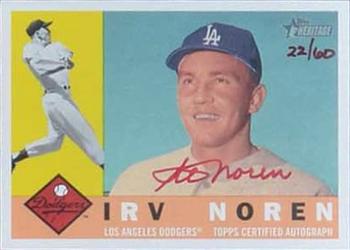 2009 Topps Heritage - Real One Autographs Red Ink #IN2 Irv Noren Front