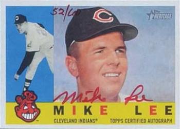 2009 Topps Heritage - Real One Autographs Red Ink #ML Mike Lee Front