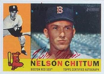 2009 Topps Heritage - Real One Autographs Red Ink #NC Nelson Chittum Front