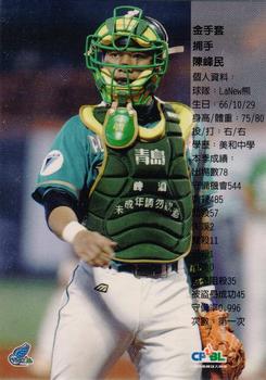 2004 CPBL Golden Gloves #NNO Feng-Ming Chen Back