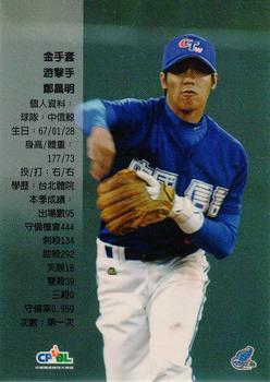 2004 CPBL Golden Gloves #NNO Chang-Ming Cheng Back