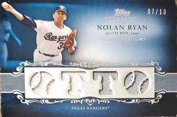 2009 Topps Sterling - Career Chronicles Relics Quad 10 #4CCR-72 Nolan Ryan Front