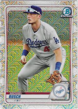 2020 Bowman Chrome - Prospects Mojo Refractor #BCP-152 Michael Busch Front