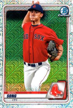 2020 Bowman Chrome - Prospects Mojo Refractor #BCP-161 Noah Song Front