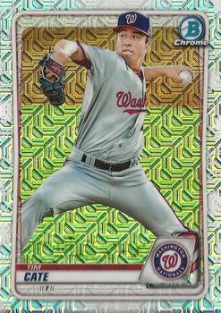 2020 Bowman Chrome - Prospects Mojo Refractor #BCP-205 Tim Cate Front