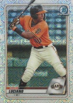 2020 Bowman Chrome - Prospects Mojo Refractor #BCP-213 Marco Luciano Front