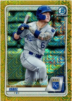 2020 Bowman Chrome - Prospects Mojo Refractor Gold #BCP-165 Kyle Isbel Front