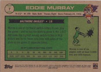 2020 Topps x Super 70s Sports #7 Eddie Murray Back