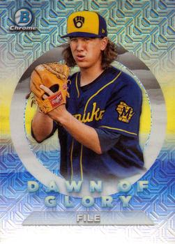 2020 Bowman Chrome - Dawn of Glory Mojo Refractor #DG-7 Dylan File Front