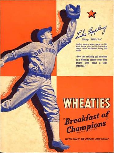 1937 Wheaties Series 8 #NNO Luke Appling Front