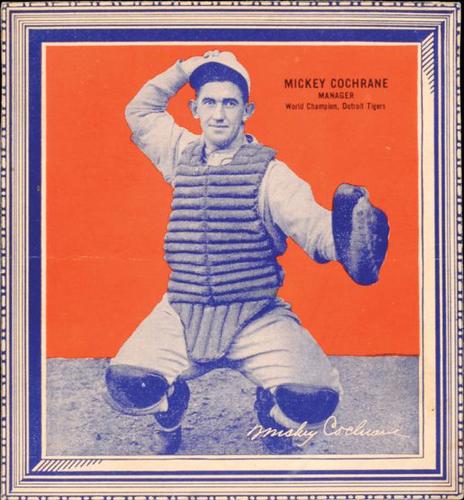 1936 Wheaties Series 3 #NNO Mickey Cochrane Front