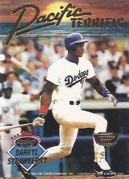 1993 Stadium Club - Superstar Duos Members Only #NNO Darryl Strawberry / Ken Griffey Jr. Front