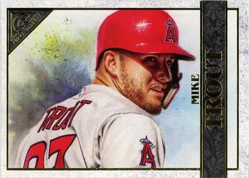 2020 Topps Gallery #1 Mike Trout Front