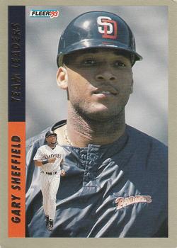 1993 Fleer - Team Leaders (Series Two National League) #5 Gary Sheffield Front