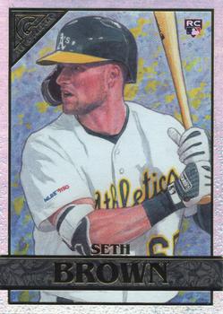 2020 Topps Gallery - Rainbow Foil #79 Seth Brown Front