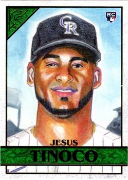 2020 Topps Gallery - Green #22 Jesus Tinoco Front