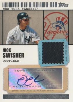 2009 Topps Ticket to Stardom - Autograph Relics #TSAR-NS Nick Swisher Front